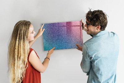 Magnetic marker board Gradient pattern