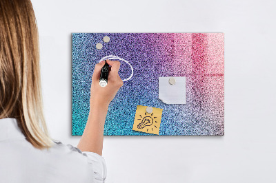 Magnetic marker board Gradient pattern