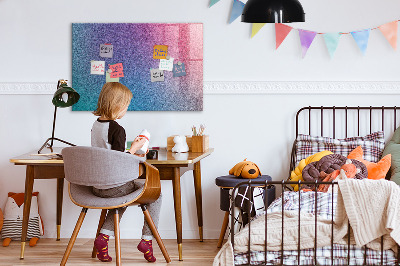 Magnetic marker board Gradient pattern