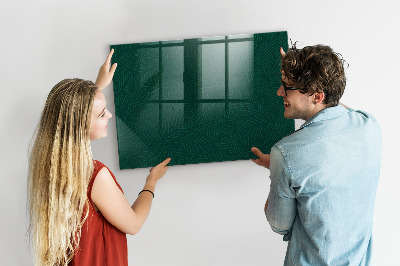 Magnetic marker board Leaf pattern