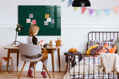 Magnetic dry erase board Leaf pattern