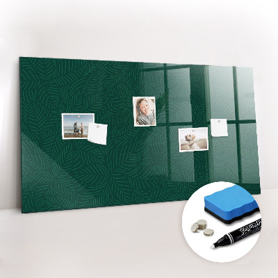 Magnetic marker board Leaf pattern