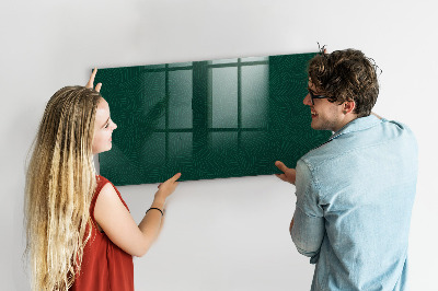 Magnetic marker board Leaf pattern