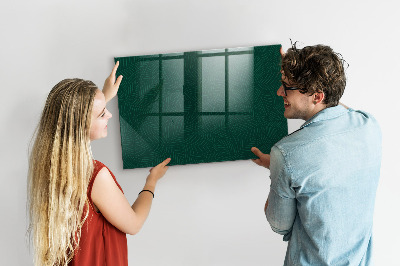Magnetic marker board Leaf pattern