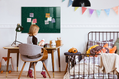 Magnetic dry erase board Leaf pattern