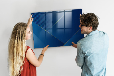 Glass dry erase board magnetic Ornamental abstraction