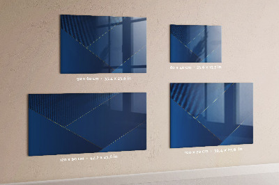 Glass dry erase board magnetic Ornamental abstraction