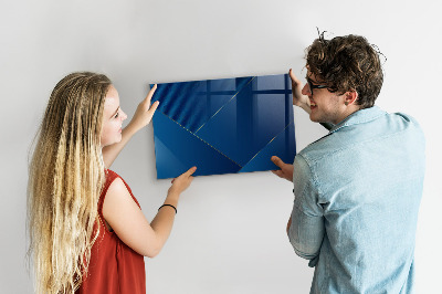Glass dry erase board magnetic Ornamental abstraction