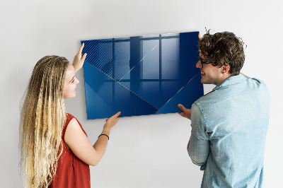 Glass dry erase board magnetic Ornamental abstraction