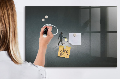 Magnetic marker board Wanderer in the dark