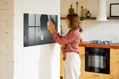 Magnetic marker board Wanderer in the dark
