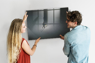 Magnetic marker board Wanderer in the dark