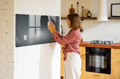 Magnetic marker board Wanderer in the dark