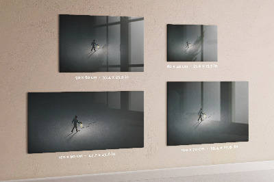 Magnetic marker board Wanderer in the dark