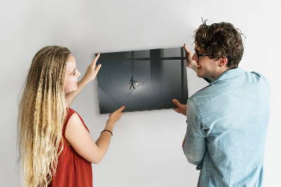Magnetic marker board Wanderer in the dark