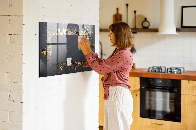 Magnetic marker board Golden confetti