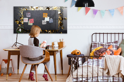 Magnetic marker board Golden confetti