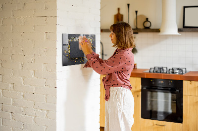 Magnetic marker board Golden confetti