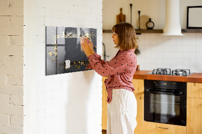 Magnetic marker board Golden confetti