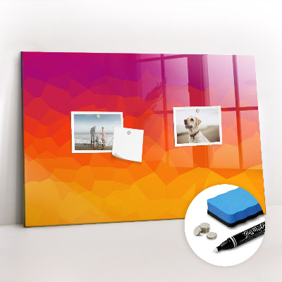 Magnetic dry erase board Sunrise