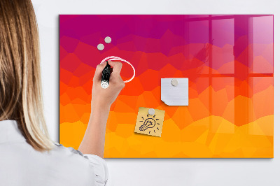 Magnetic dry erase board Sunrise