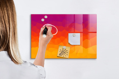 Magnetic dry erase board Sunrise