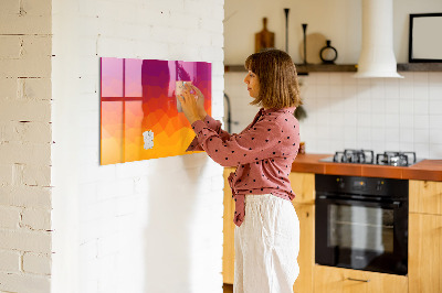 Magnetic dry erase board Sunrise