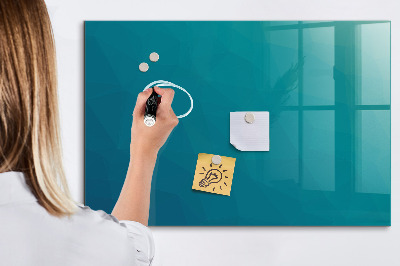 Glass dry erase board magnetic Sea abstraction