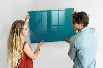 Glass dry erase board magnetic Sea abstraction