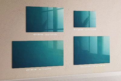 Glass dry erase board magnetic Sea abstraction
