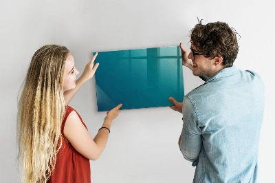 Glass dry erase board magnetic Sea abstraction