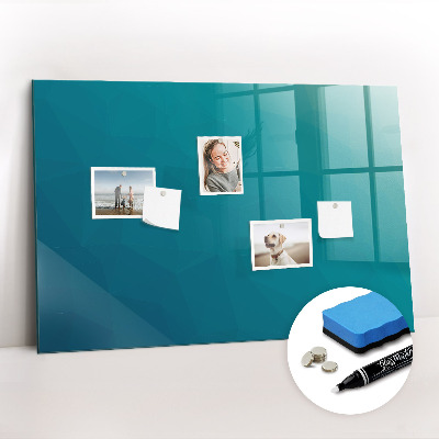 Glass dry erase board magnetic Sea abstraction