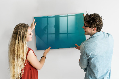 Glass dry erase board magnetic Sea abstraction