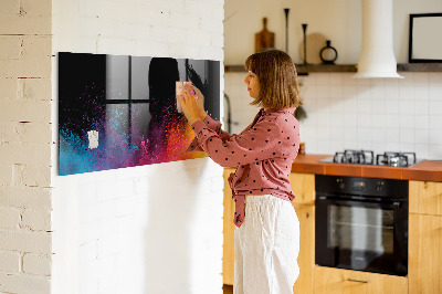 Magnetic marker board Color explosion