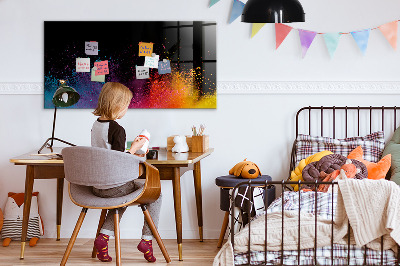Magnetic marker board Color explosion