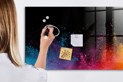 Magnetic marker board Color explosion