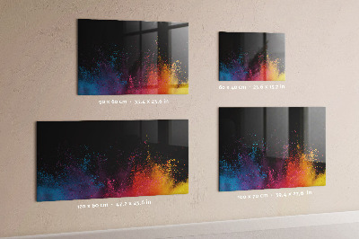 Magnetic marker board Color explosion