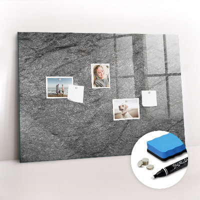 Magnetic dry erase board Volcanic rock