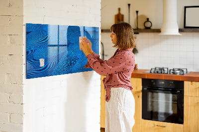 Magnetic board with magnets Bird feather