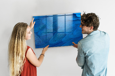 Magnetic board with magnets Bird feather