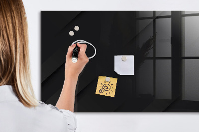 Glass dry erase board magnetic Dark wall pattern