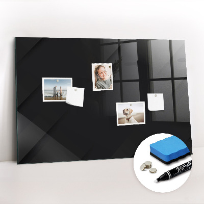 Glass dry erase board magnetic Dark wall pattern