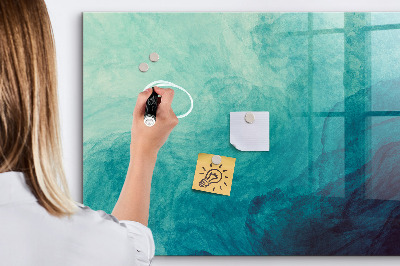 Magnetic marker board Abstract depth