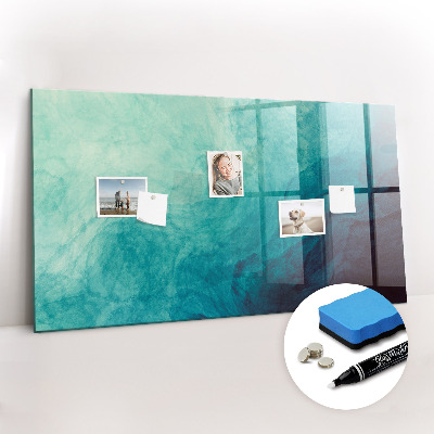 Magnetic marker board Abstract depth
