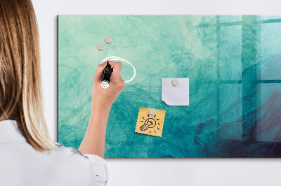 Magnetic marker board Abstract depth