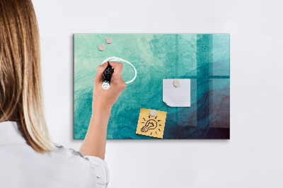 Magnetic marker board Abstract depth