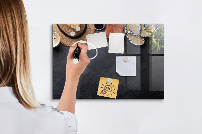 Glass dry erase board magnetic Vacations