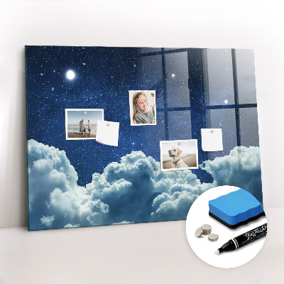 Magnetic marker board Night sky