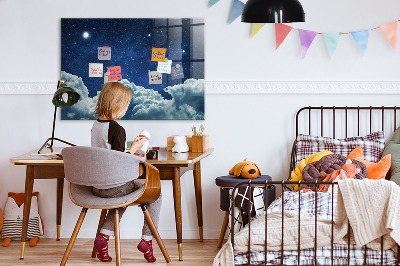 Magnetic marker board Night sky