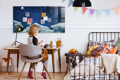 Magnetic marker board Night sky
